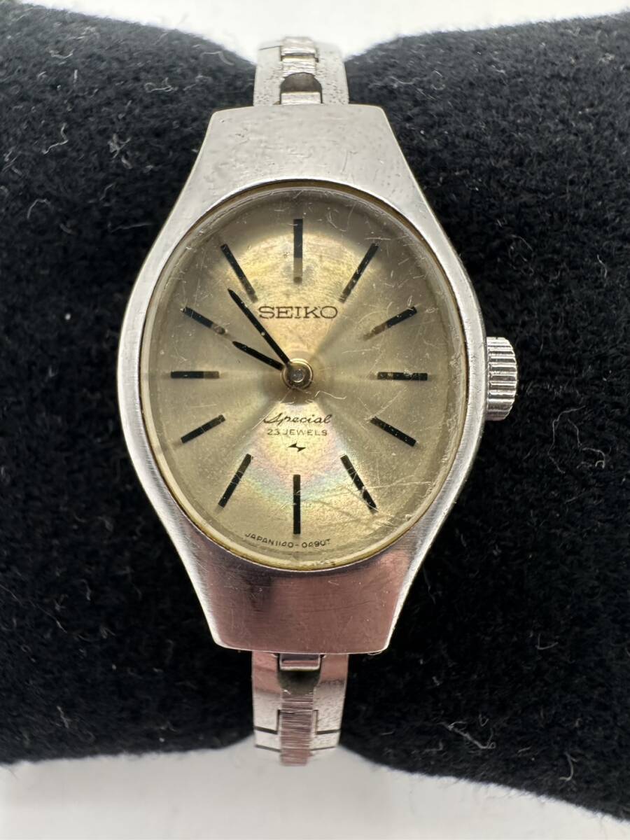 Ａ17167 SEIKO セイコー 1140-7160 スペシャル 23石 レディース腕時計 手巻き