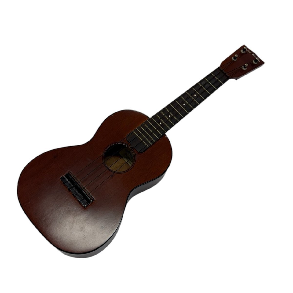 1円スタート Lehua Ukulele レフア ウクレレ ソプラノ 弦楽器 4弦 音楽 演奏 中級者 メキシコ製 ブラウン ハードケース付 動作未確認