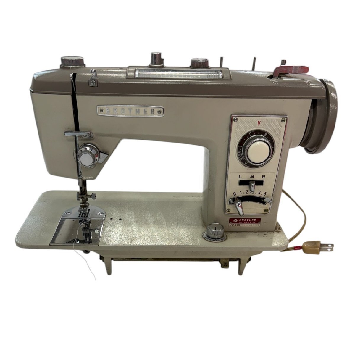 1円スタート Brother ブラザー 工業製ミシン ZU2-B680 家庭用 工業 手工芸 ハンドクラフト ハンドメイド アンティーク レトロ 動作未確認