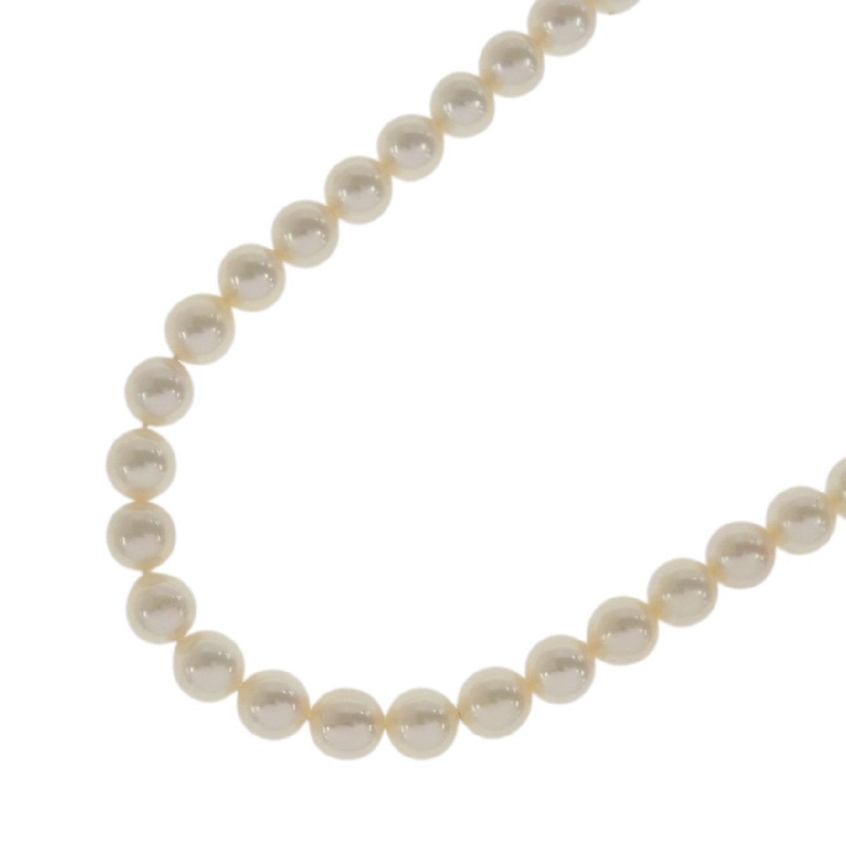 1円スタート 美品 TASAKI タサキ パール ネックレス 田崎真珠 55粒 55P pearl 真珠 金具 K18WG 750 ホワイトゴールド ジュエリー