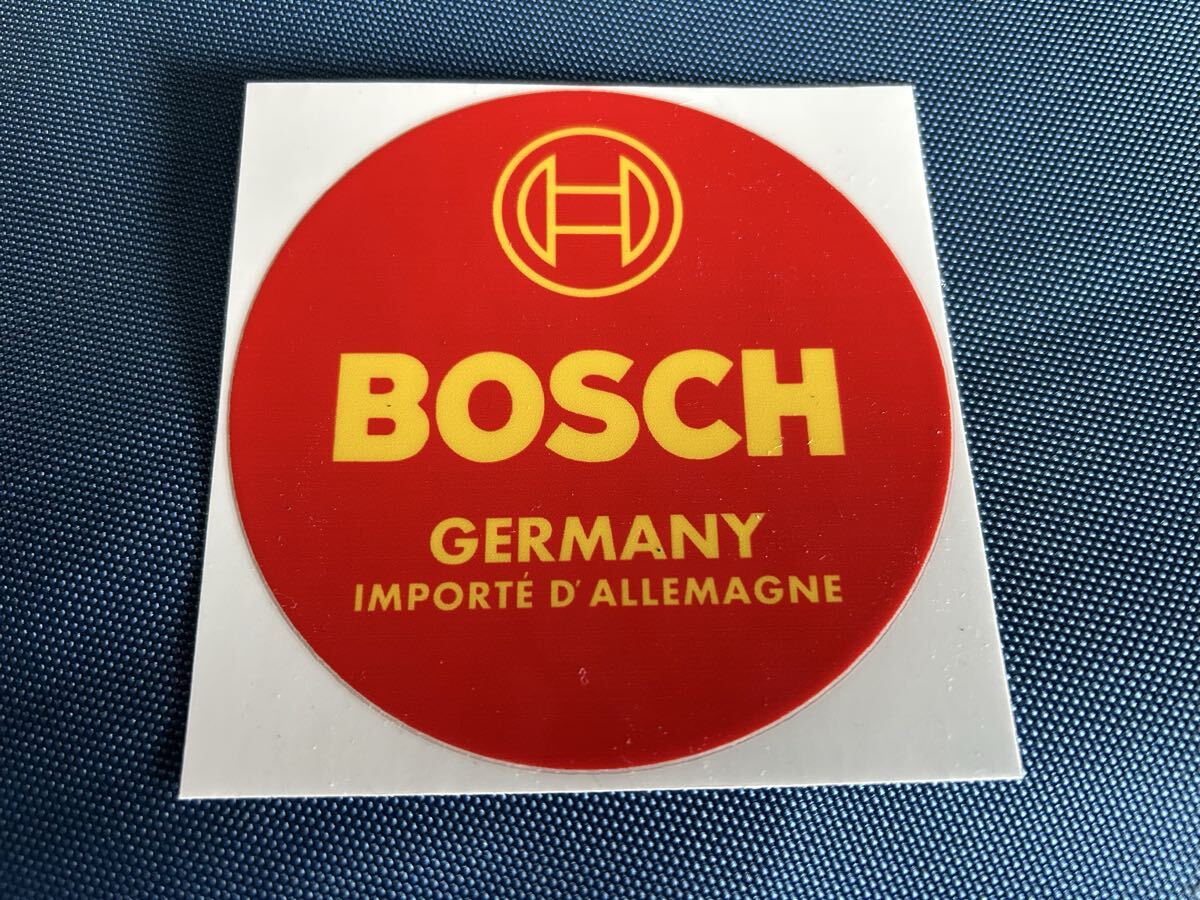 BOSCH ボッシュ バッテリー ステッカー GERMAN 空冷 VW ビートル バス タイプ3 カルマンギア ポルシェ 356 911 ベンツ BMW 旧車 ドイツ車