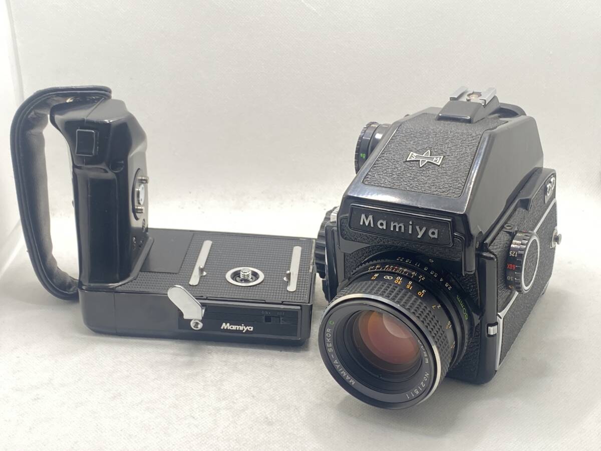 【MH279】 MAMIYA マミヤ M645 SEKOR C 80mm f2.8 グリップ付き 中判フィルムカメラ