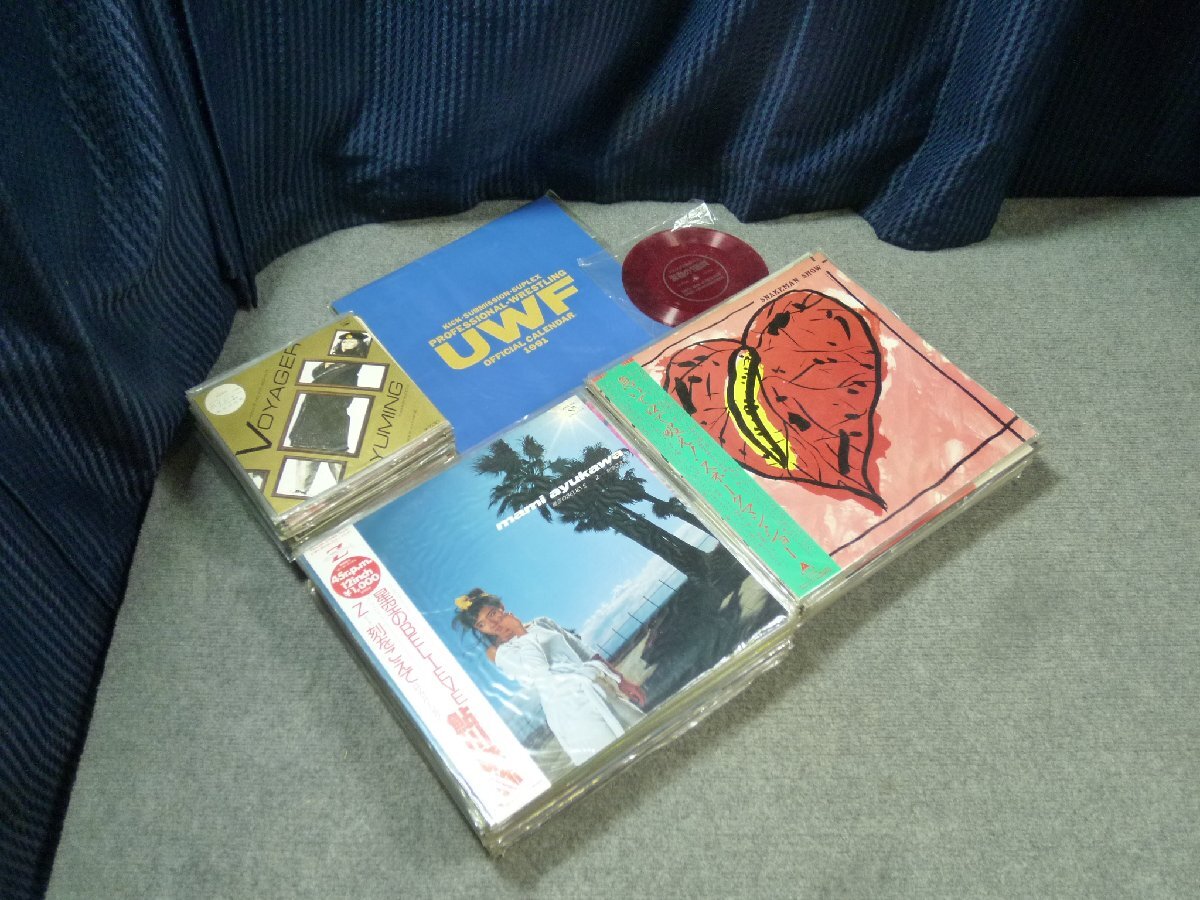 ▲ まとめ売り 帯付きあり レコード LP EP 70枚以上 鮎川麻弥 松任谷由実 REBECCA ゴダイゴ など 邦楽 ▲