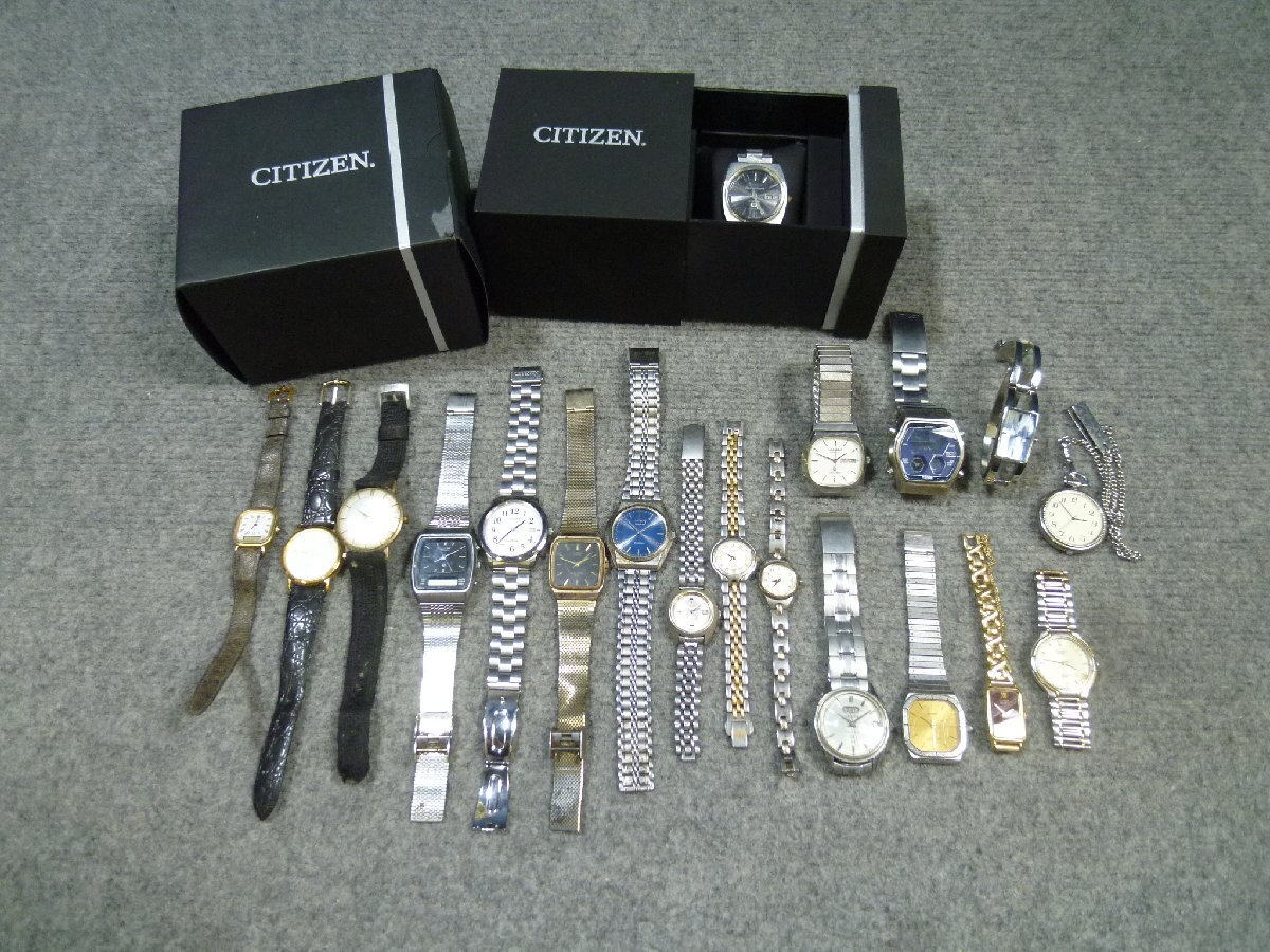▲ まとめ売り CITIZEN シチズン 腕時計 など 19点セット メンズ レディース ウォッチ ▲ ⑥