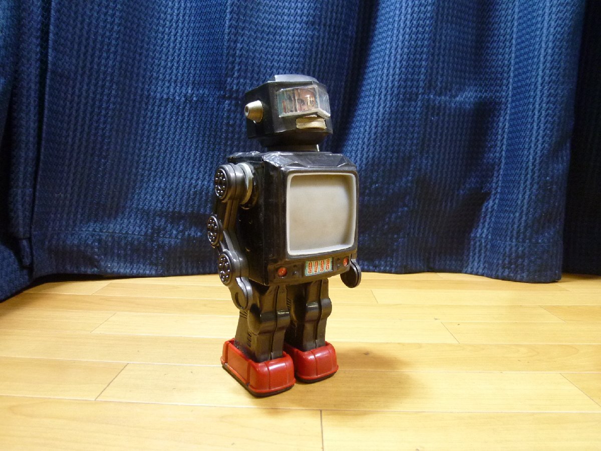 ▲ 堀川玩具 SPACE EXPLORER スペース エクスプローラー TV ROBOT テレビ ロボット ブリキ 昭和レトロ ▲