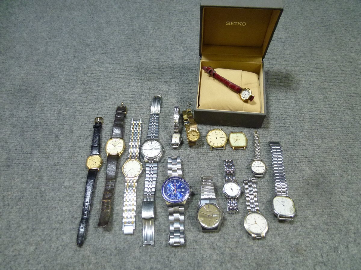 ▲ まとめ売り SEIKO セイコー 腕時計 15本セット メンズ レディース ウォッチ ▲ ①