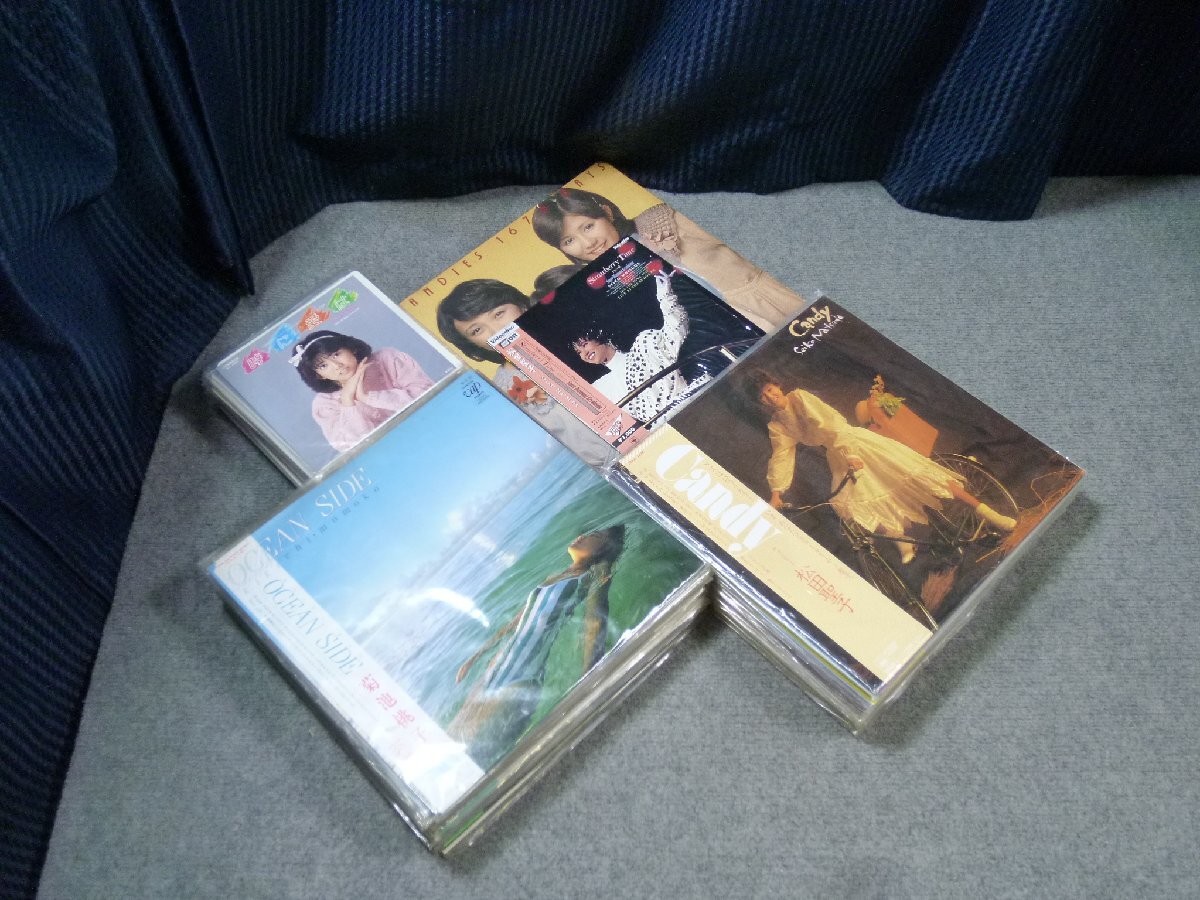 ▲ まとめ売り 帯付きあり レコード LP EP 60枚以上 松田聖子 松本伊代 菊池桃子 原田知世 荻野目洋子 など アイドル 邦楽 ▲