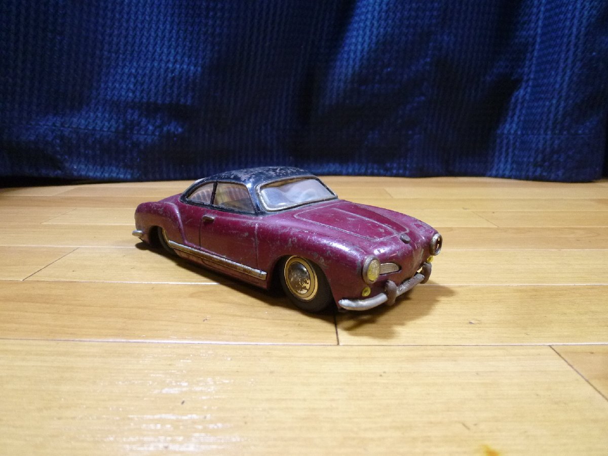 ▲ アサヒトーイ フォルクスワーゲン カルマンギア ブリキ 昭和レトロ ▲