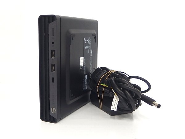 ■※ 【現状品】 HP 小型デスクトップPC ProDesk 400 G6 DM Corei3-10100T/メモリ8GB/HDD無し/OS無し BIOS確認