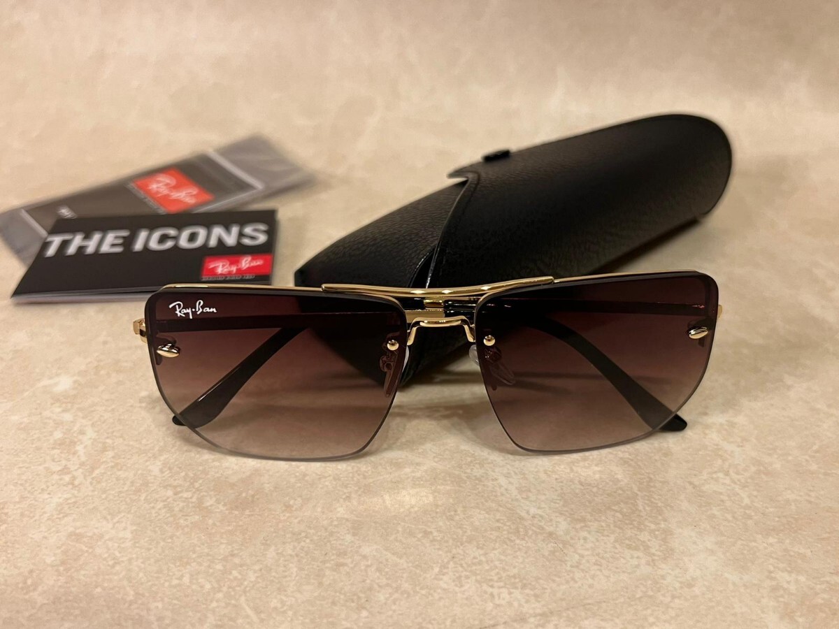 レイバン　Ray-Ban　サングラス　グラディエントレンズ　ゴールドフレーム