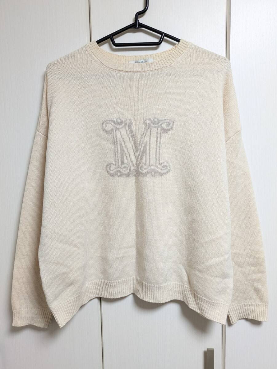 マックスマーラ Max Mara セーター ニット カシミヤ アイボリー M 13660299 6 50 TASIZIB