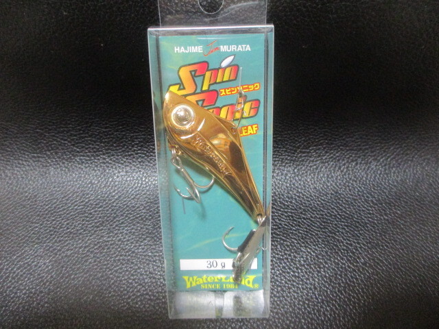 （CM25.10.30) ウォーターランド　スピンソニック30g　ゴールド　新品未使用！