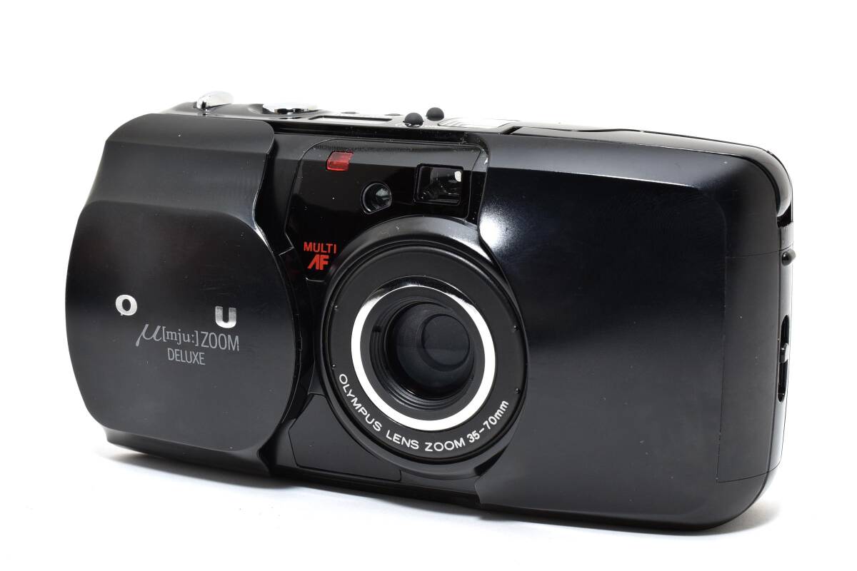 6652 【並品】 Olympus Μ Zoom Deluxe 35mm Point & Shoot Film Camera 動作確認済 オリンパス コンパクトフィルムカメラ