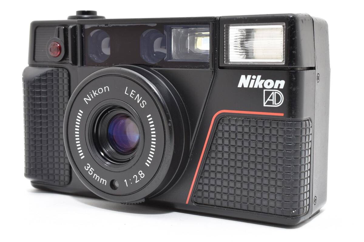 6659 【並品】 Nikon L35 Ad2 35mm Point & Shoot Film Camera 動作確認済 ニコン コンパクトフィルムカメラ