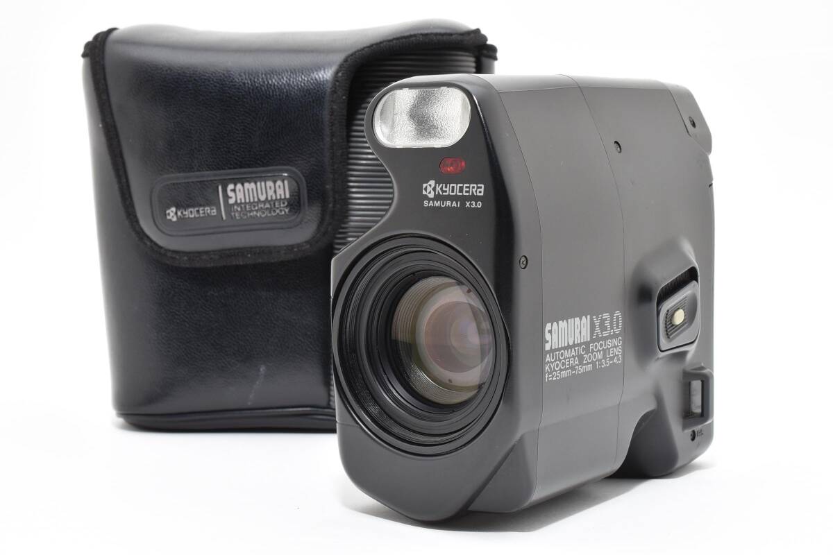 6667 【並品】 Kyocera Samurai X3.0 35mm Point & Shoot Film Camera 動作確認済 京セラ コンパクトフィルムカメラ