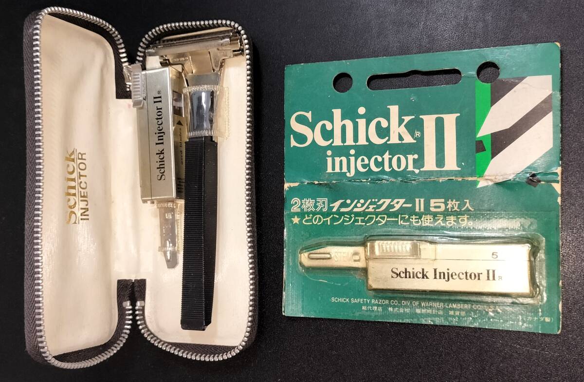 シック2 インジェクター 2枚刃 schick2 injector 剃刀 替え刃 レトロ ビンテージ