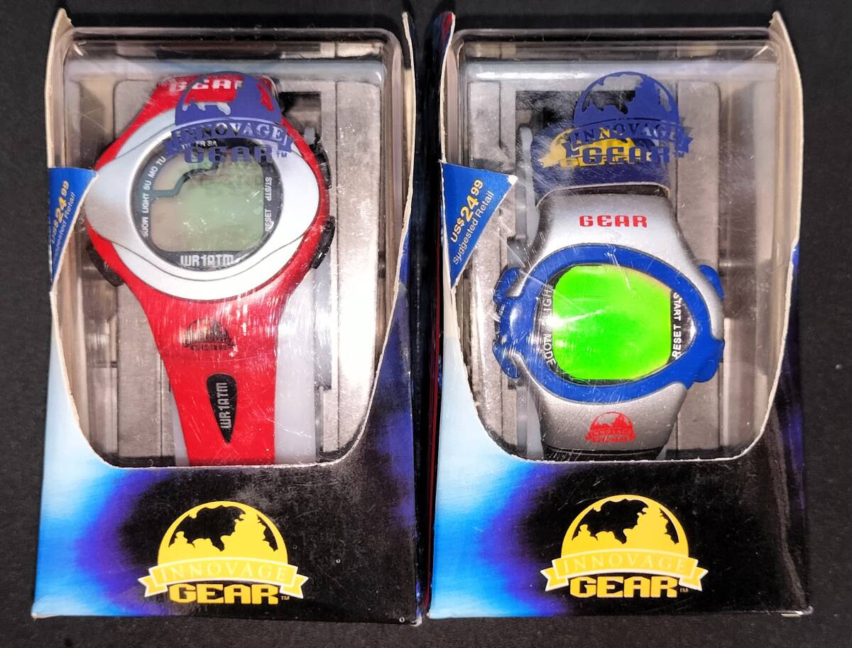 腕時計2セット innovate gear LCD Sports4 Design