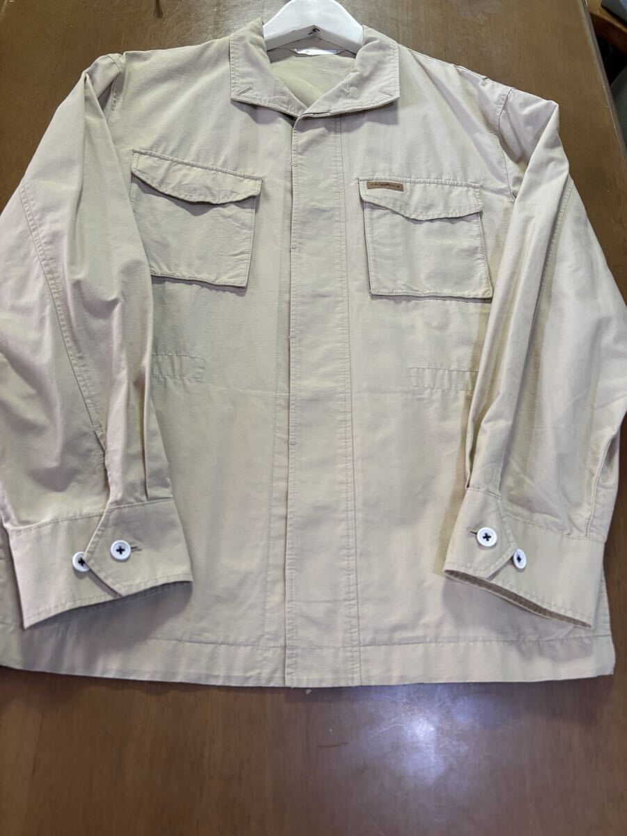 Crocodileヤマトインターナショナル㈱　綿100％ ツイル 黄ベージュ/アウター