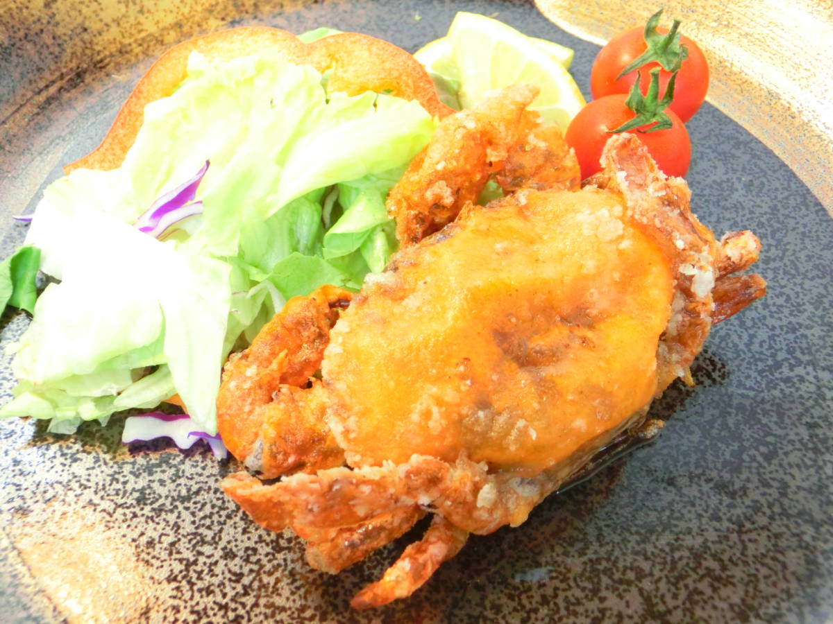 高級蟹！ ソフトシェルクラブ ボリューム満点 たぷっり1㎏入りです 殻のまま丸ごと食べれます