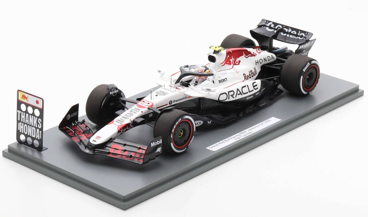★新品・未開封★スパーク 1/18 オラクル レッドブルレーシング RB21 2025 F1 日本GP 角田裕毅 #22 ピットボード付