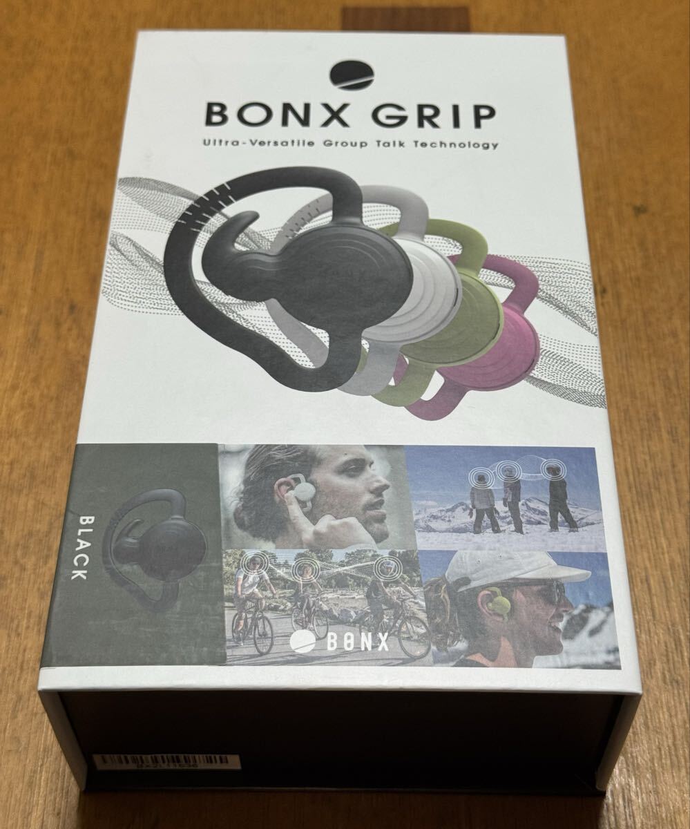 4個入荷　BONX GRIP BX2-MBK4 ウェアラブル トランシーバー インカム 低遅延 グループトーク ボンクス グリップ バッテリー交換済