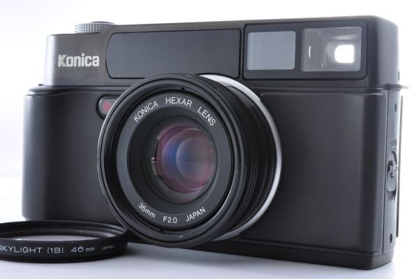 1円〜 Konica HEXAR AF ブラック 35mm F2 コニカ ヘキサー 高級コンパクトカメラ 希少