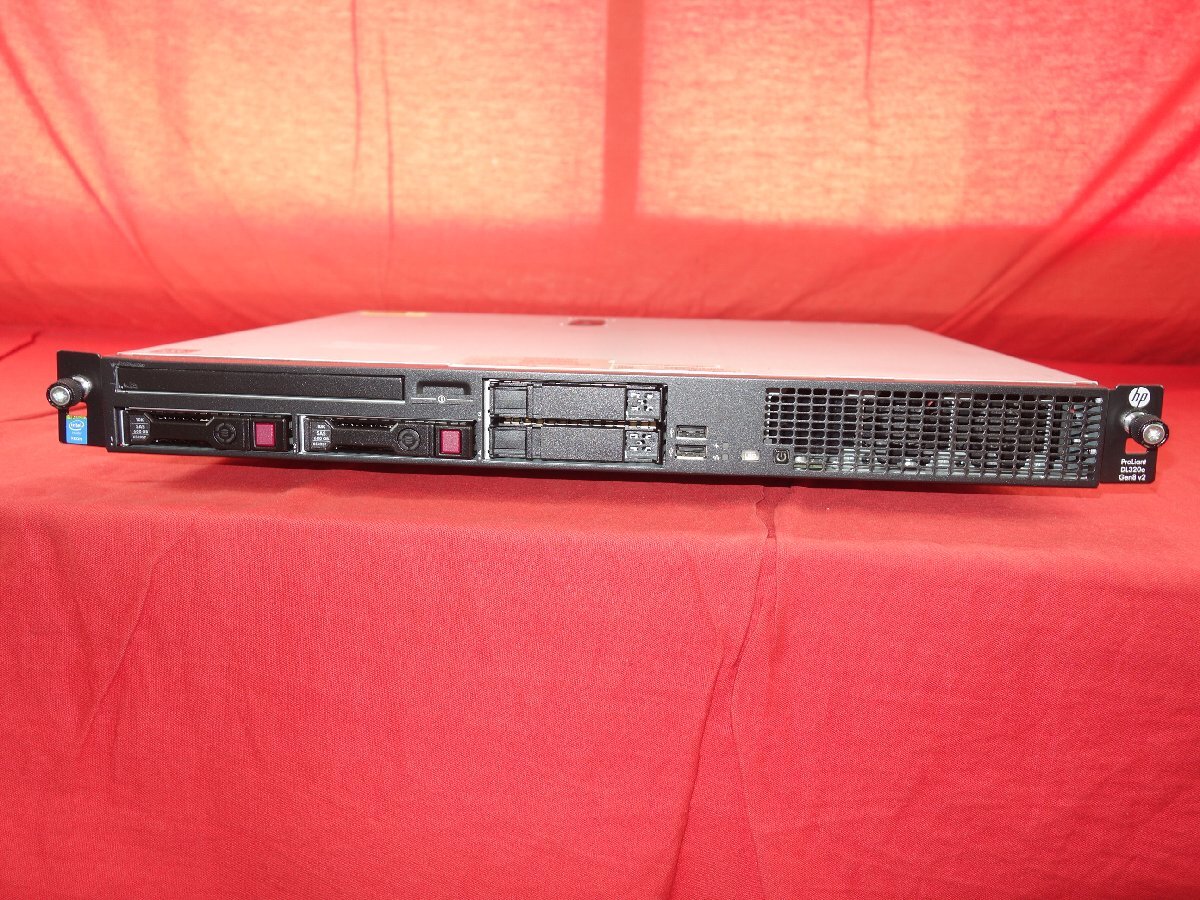 HP ProLiant DL320e Gen8 V2 【Xeon E3-1241V3】【BIOS確認OK】 メモリ8GB/HDDなし/OSなし 中古 1U ラックサーバ【10日間保証】PH260422-06