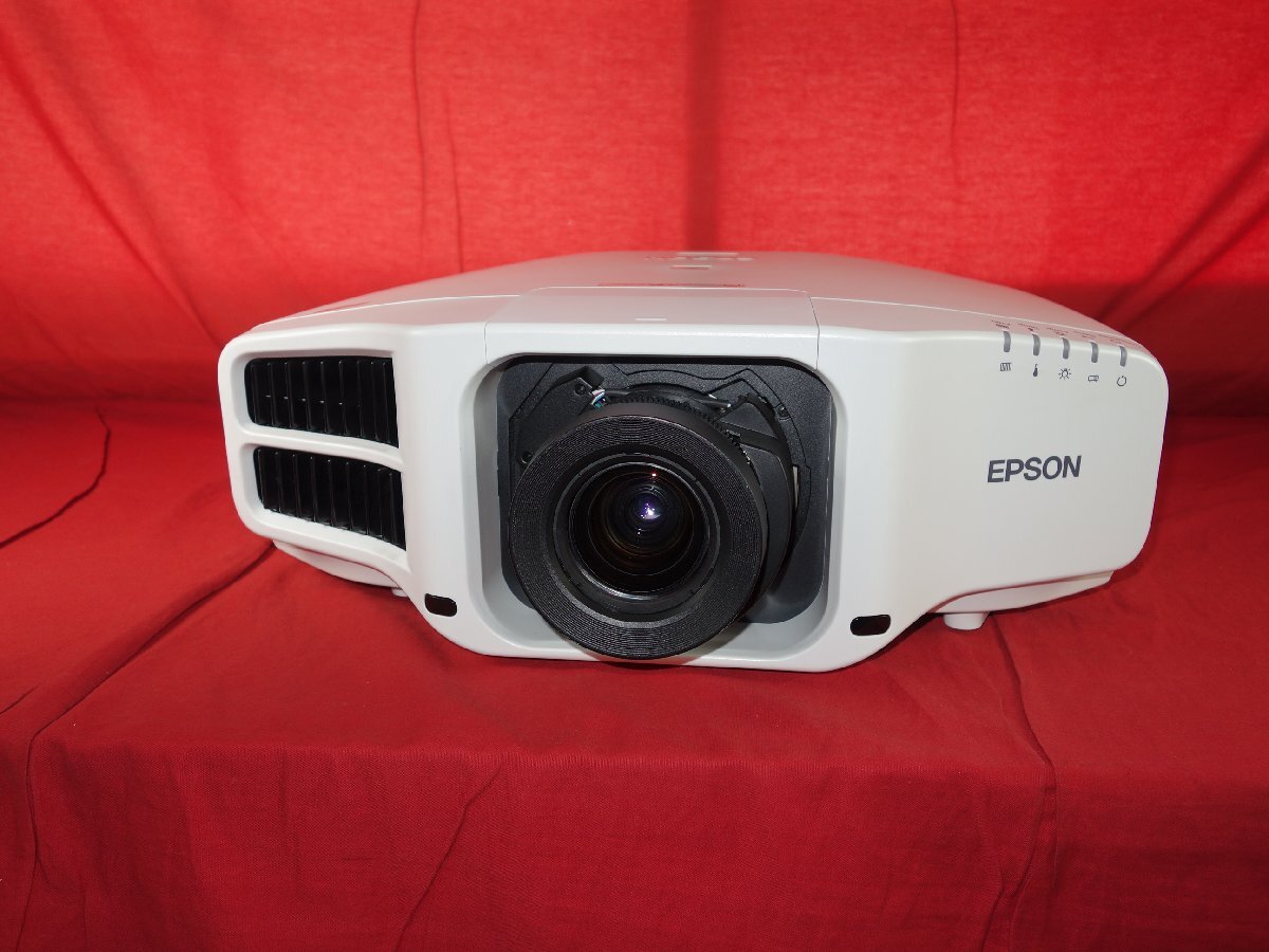 EPSON EB-G7800 【投影可能】ランプ 節電オフ1513H/オン34H ELPLM08/リモコンなし/表示不良 中古LCDプロジェクター【ジャンク】PH260422-79