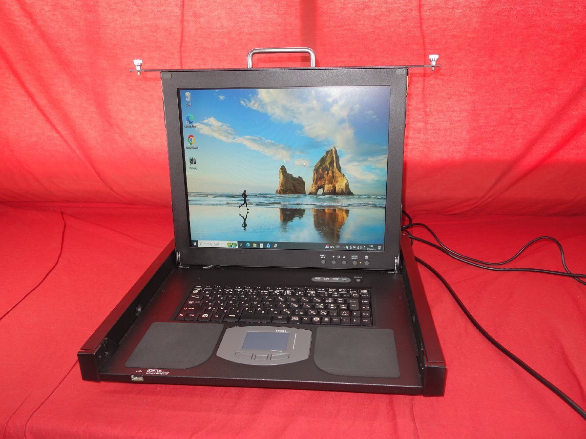 富士通　RC25/PG-R4DP1 【動作確認済】 中古 17型LCD　1U コンソールユニット　SXGA 【10日間保証】　PH260423-06