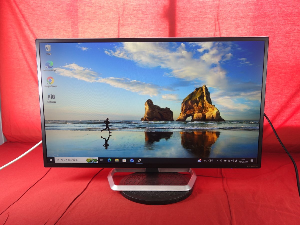 I-O DATA　LCD-MQ322XDB 【動作確認済】 中古 WQHD 31.5型ワイド ADSパネル 液晶ディスプレイ 【10日間保証】　PH260423-08