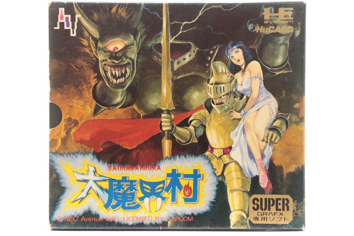 ◆1円～ [大魔界村] ◎ PCエンジン ソフト SUPER GRAFX ◎ #7857