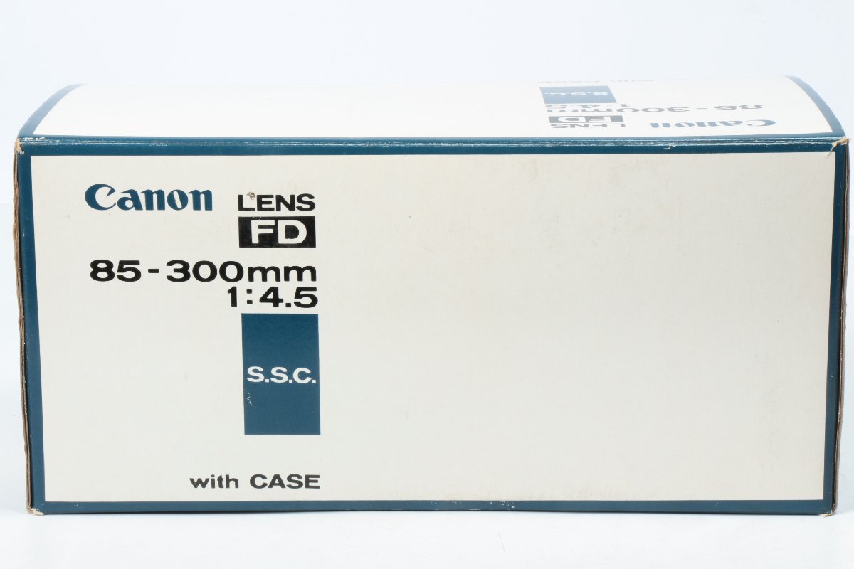 【外箱付】Canon 〇 ズームレンズ [FD 85-300mm F4.5 S.S.C] 一眼カメラ 交換用レンズ キャノン 〇 #7901