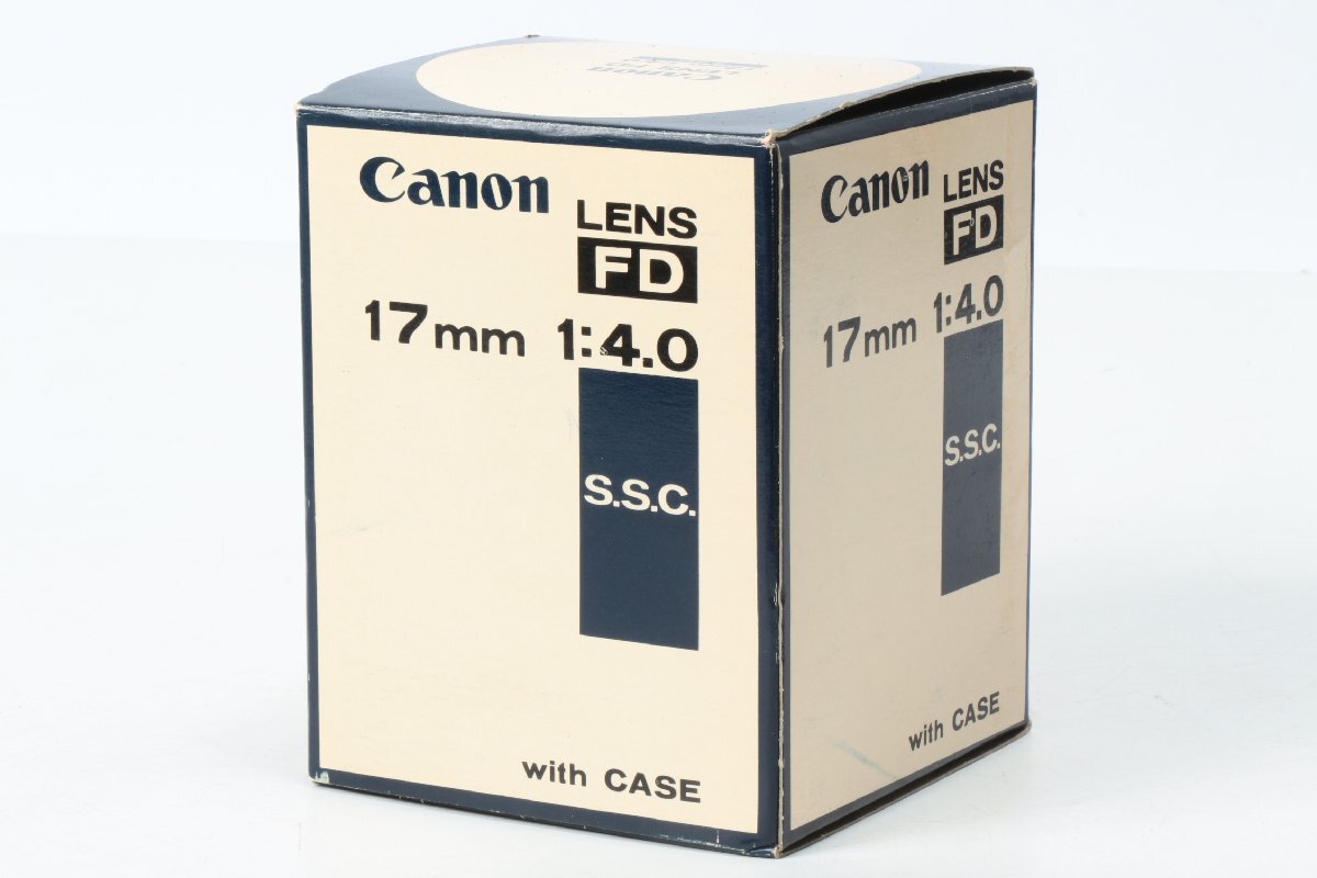 【外箱付】Canon 〇 広角レンズ [FD 17mm F4.0 S.S.C] 一眼カメラ 交換用レンズ キャノン 〇 #7900