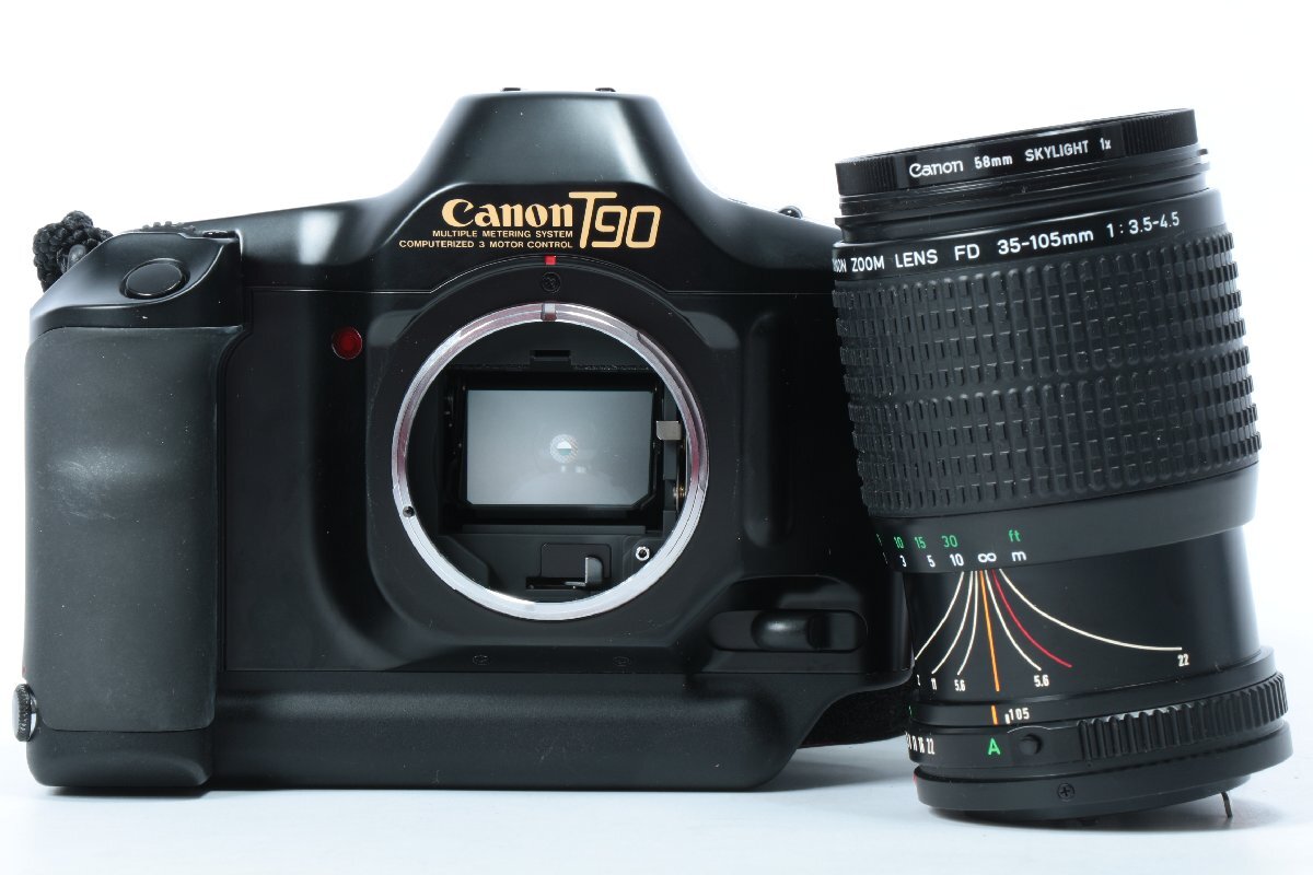 Canon ☆ 一眼レフ フィルムカメラ [T90] ズームレンズ [FD 35-105mm 1:3.5-4.5] ☆ #7887