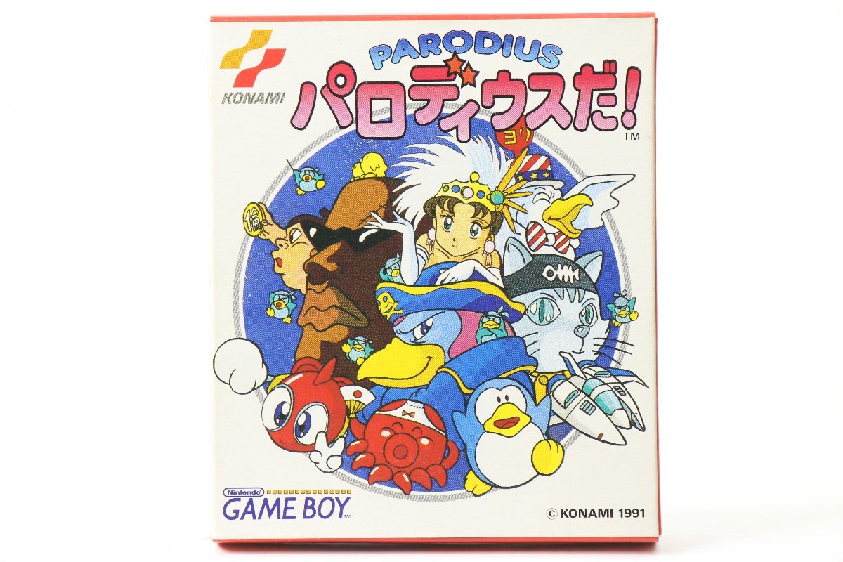 【外箱・説明書・ハガキ付き】 パロディウスだ！ ◎ ゲームボーイソフト/GB ◎ #7922