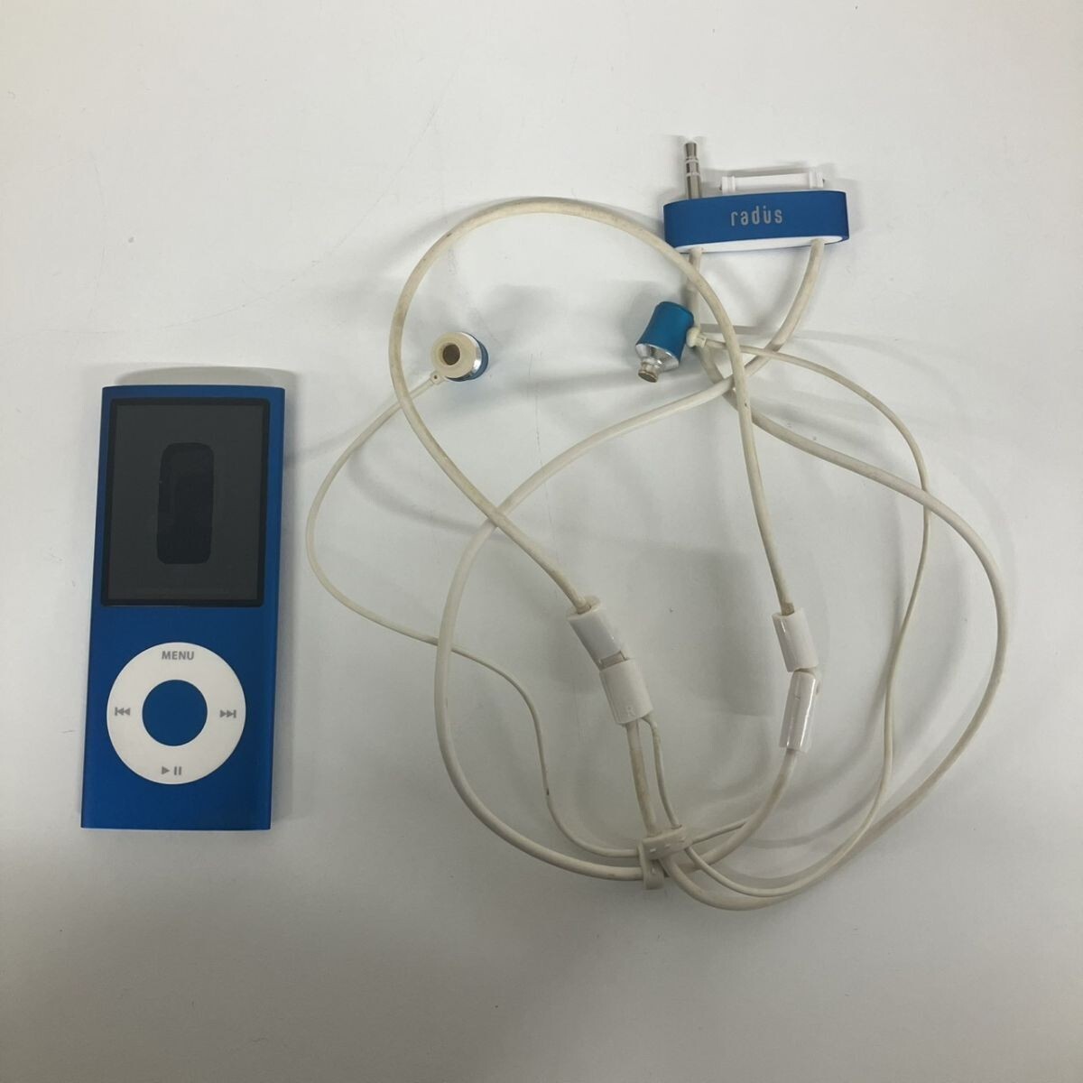 P035-SG8-1576 ◎ Apple アップル デジタルオーディオプレーヤー iPod nano 第4世代 ブルーモデル A1285 8GB 通電確認済み NA