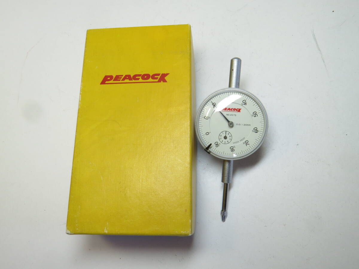 ダイアルゲージ ピーコック PEACOCK DialGauge 207-S 尾崎製作所　中古品