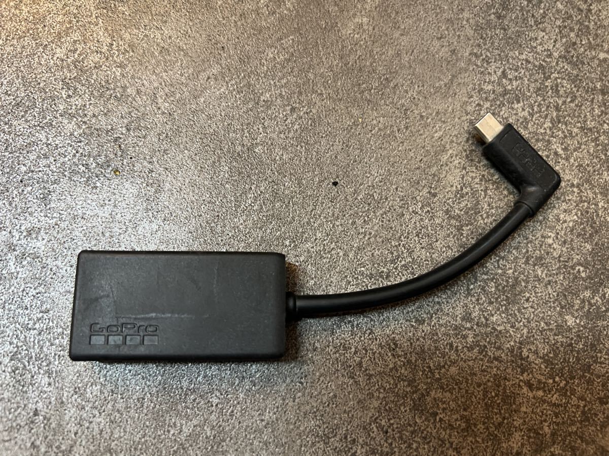 GoPro 3.5mmマイクアダプター　マイク入力用アクセサリー中古
