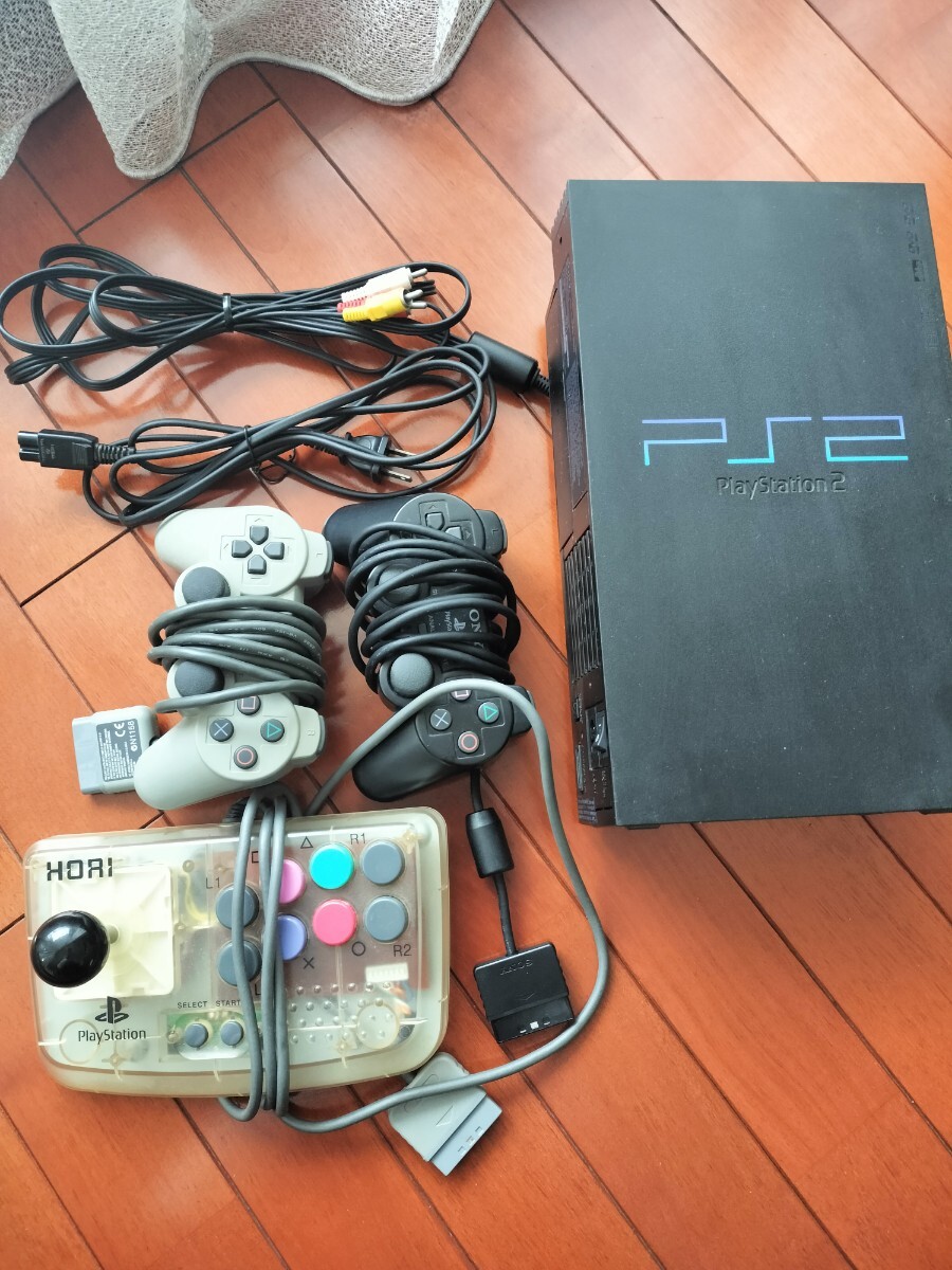 プレイステーション2 PlayStation2 ブラック コントローラー　 SCPH-30000