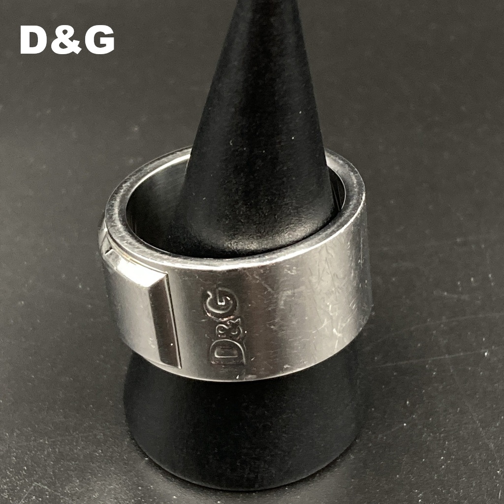 【人気】D&G ドルチェ&ガッバーナ 指輪 リング シルバー 87R アクセサリー/COB3-36