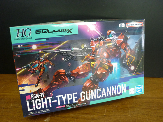 未組立 プラモデル BANDAI HG 1/144 機動戦士ガンダム ジークアクス LIGHT-TYPE GUNCANNON RGM-79 軽キャノン GQuuuuuuX ガンプラ