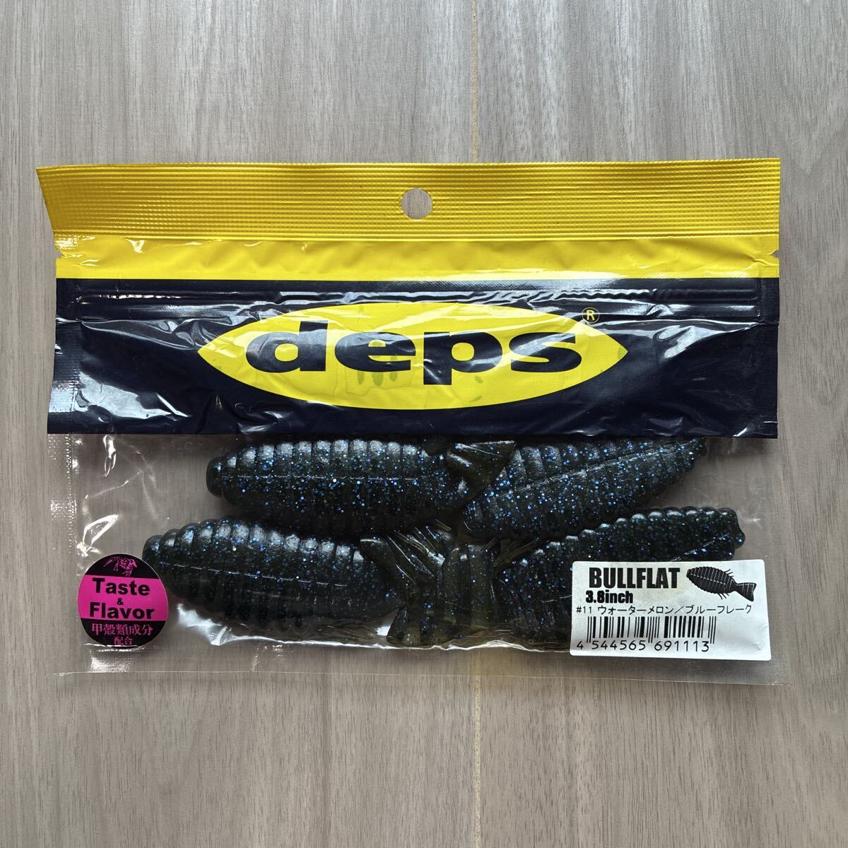 新品未開封　BULLFLAT 3.8inch #11 ウォーターメロン/ブルーフレーク deps デプス ブルフラット　１円スタート　１円スタート 