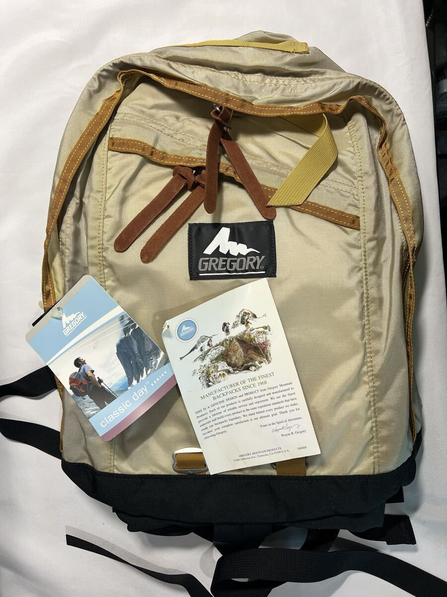 2008年購入　希少　GREGORY 銀タグデイパック サンドストーン　26L