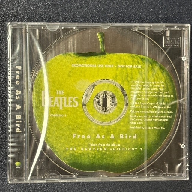 【美品】【未開封】プロモCD　The Beatles / Free As A Bird ザ・ビートルズ / フリー・アズ・ア・バード 【UK盤】【1995年版】
