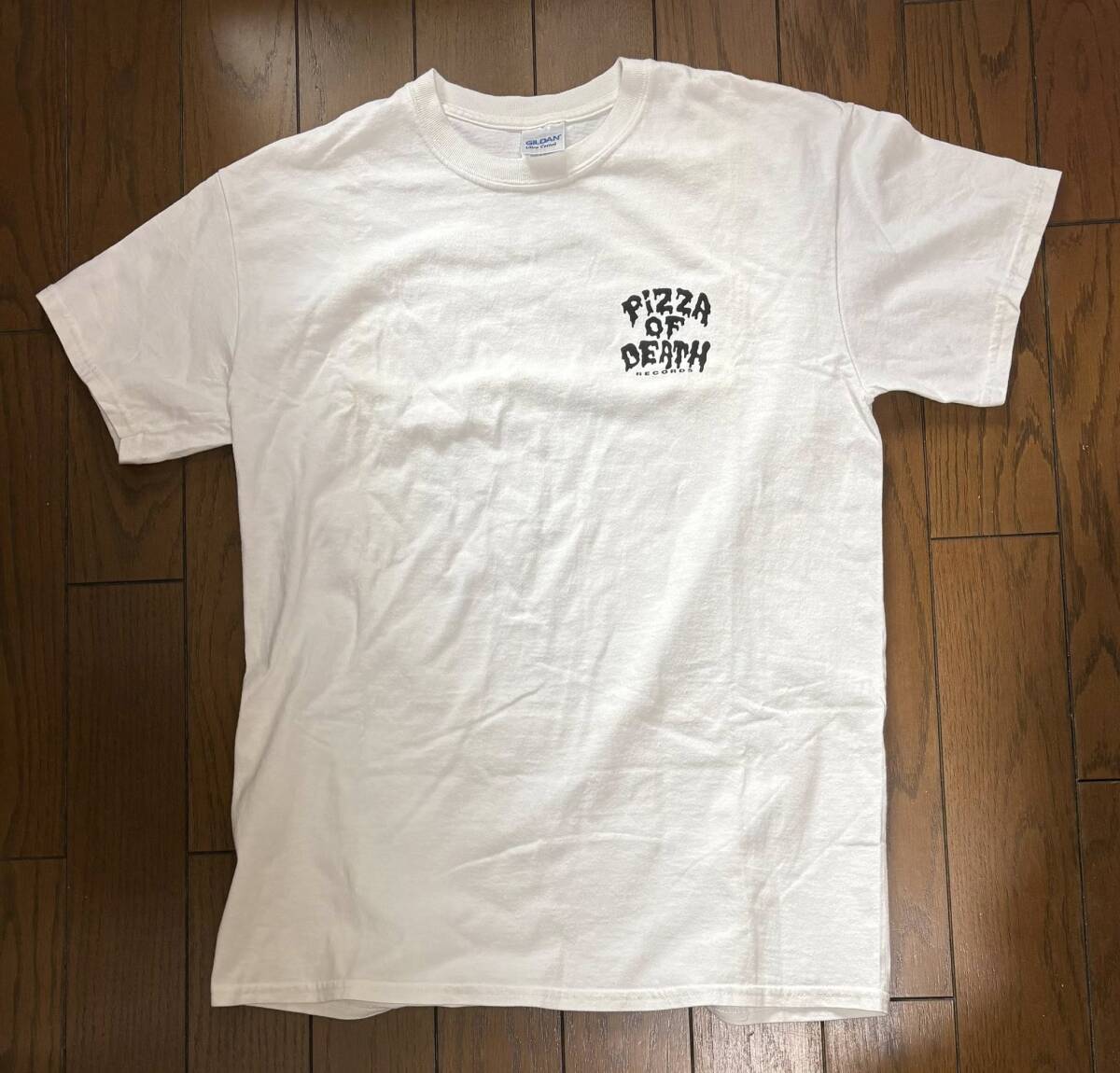 Pizza OF DEATH Tシャツ　バックプリント有り（メンズMサイズ）