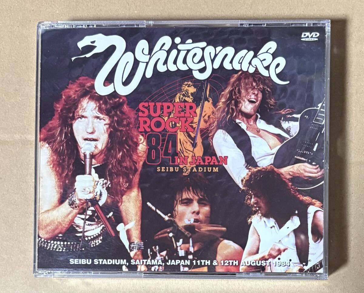 中古DVD　WHITESNAKE / SUPER ROCK 84 IN JAPAN SEIBU STADIUM（3枚組DVD)