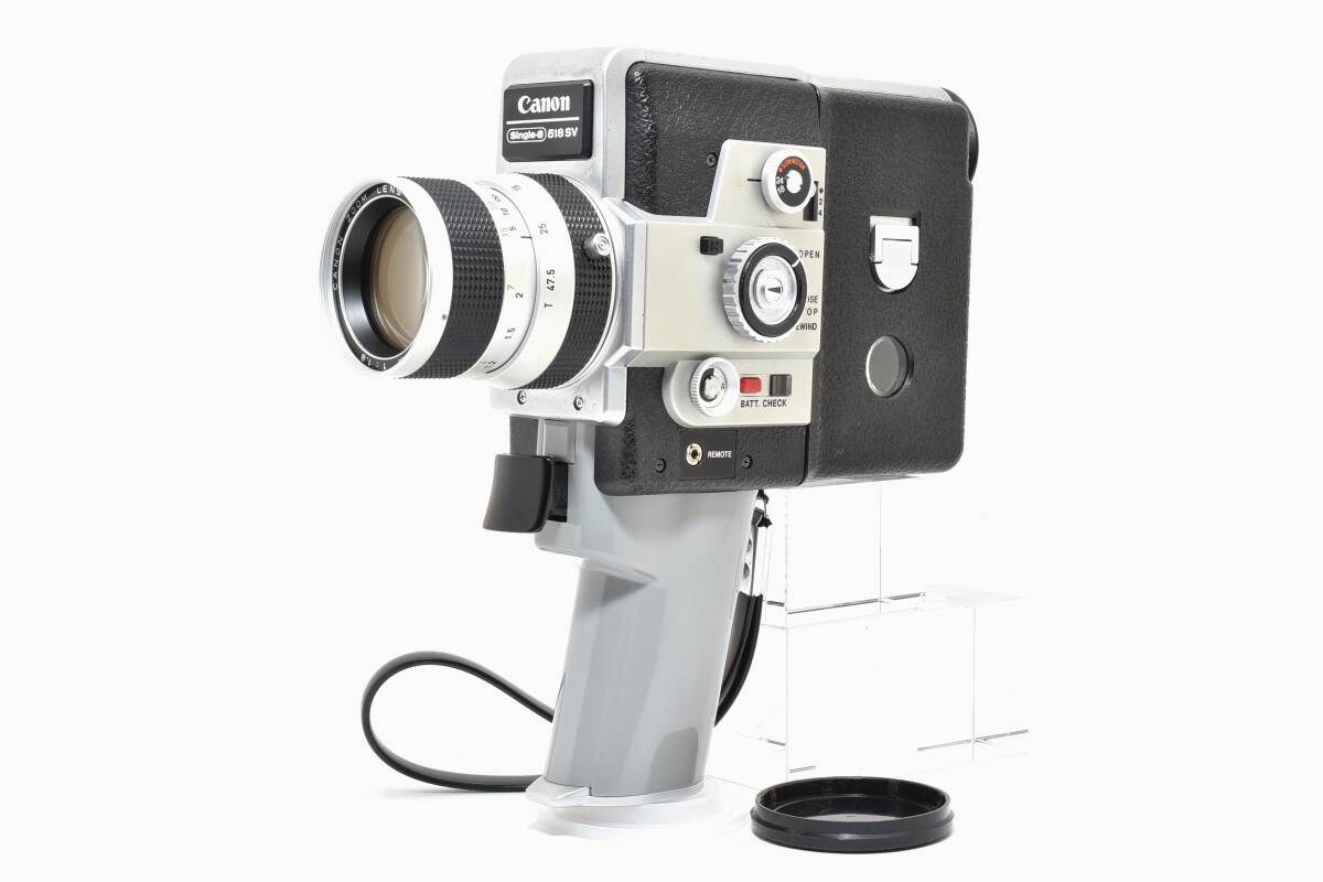  【完動品】Canon キャノン Single-8 518 SV Single 8 8mm フィルムカメラ N128812 #2828157