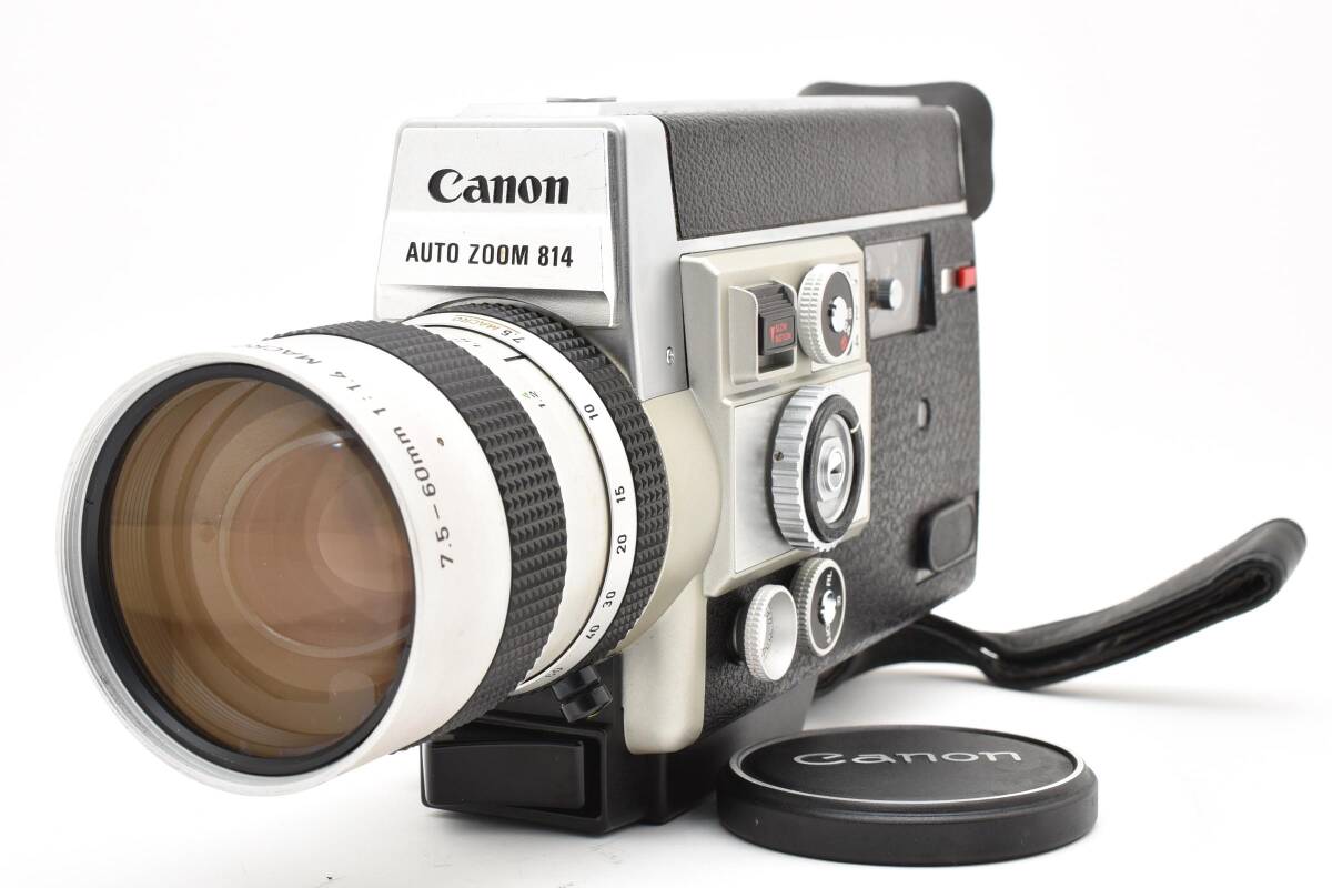  【完動品】Canon キャノン AUTO ZOOM 814 Electronic Super 8 8mm フィルムカメラ N136602 #2848455