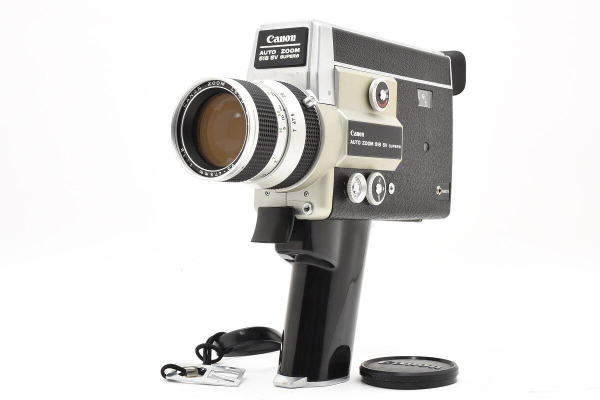  【完動品】Canon キャノン AUTO ZOOM 518 SV Super 8 8mm フィルムカメラ N170389 #2848456