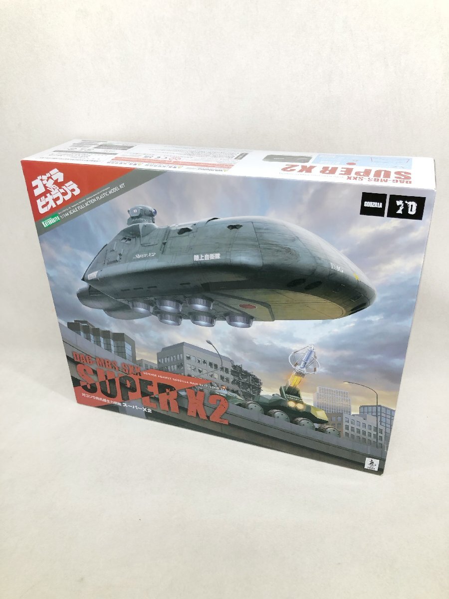 未使用 コトブキヤ ゴジラ 1/144 ゴジラVSビオランテ 対ゴジラ用兵器主力戦艦 スーパーX2 プラモデル